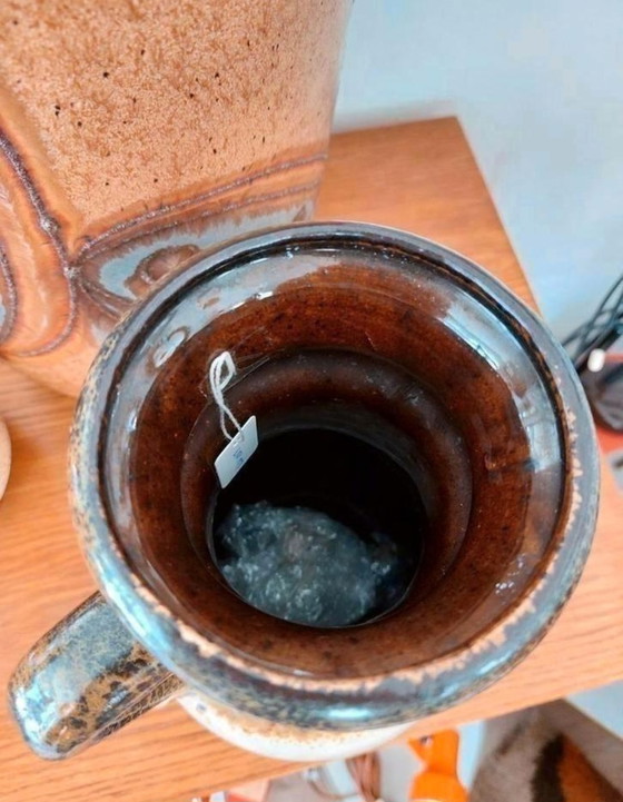 Image 1 of Scheurich West Germany Ear Vase Vase Céramique Vintage