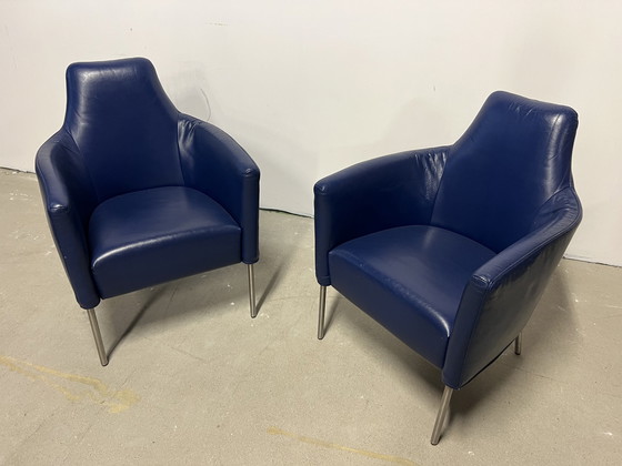 Image 1 of 2 Bert plantagie Lounge E Chairs Blue