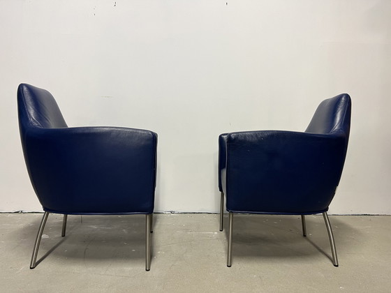 Image 1 of 2 Bert plantagie Lounge E Chairs Blue
