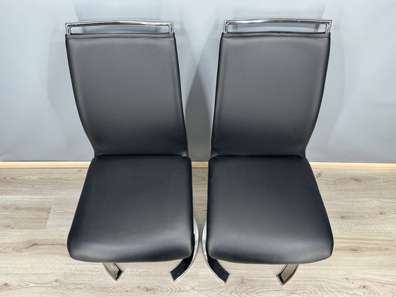 Image 1 of 2x modern dining room chairs