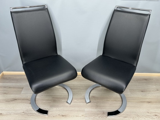 Image 1 of 2x modern dining room chairs