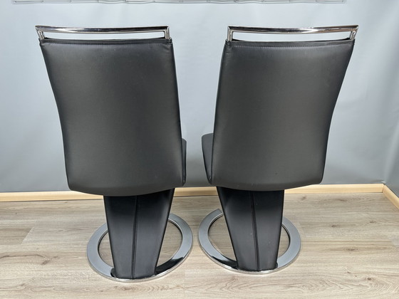 Image 1 of 2x modern dining room chairs