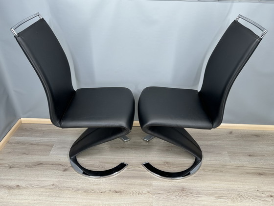 Image 1 of 2x modern dining room chairs