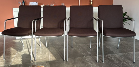 Image 1 of 4x Gelderland Young Zoom dining room chairs