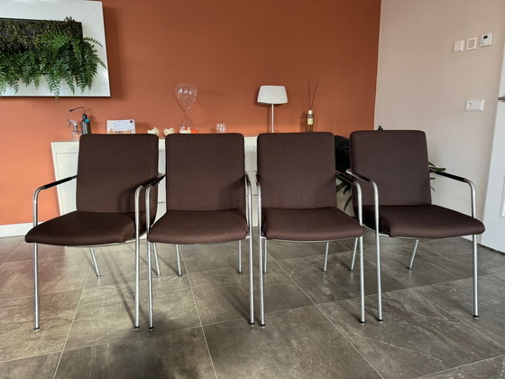 Image 1 of 4x Gelderland Young Zoom dining room chairs