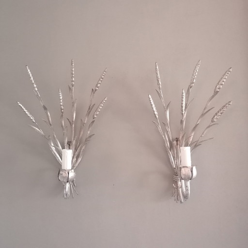 2x Hans Kögl Corn sheaf lamps