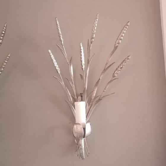 Image 1 of 2x Hans Kögl Corn sheaf lamps