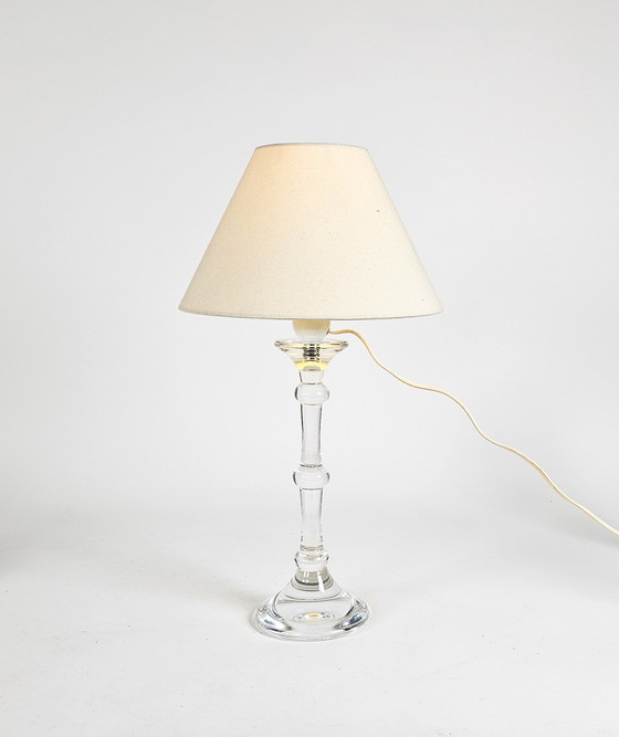 Image 1 of Ingo Maurer pour Vall St Lambert - lampe de table - soufflée à la bouche - années 1960