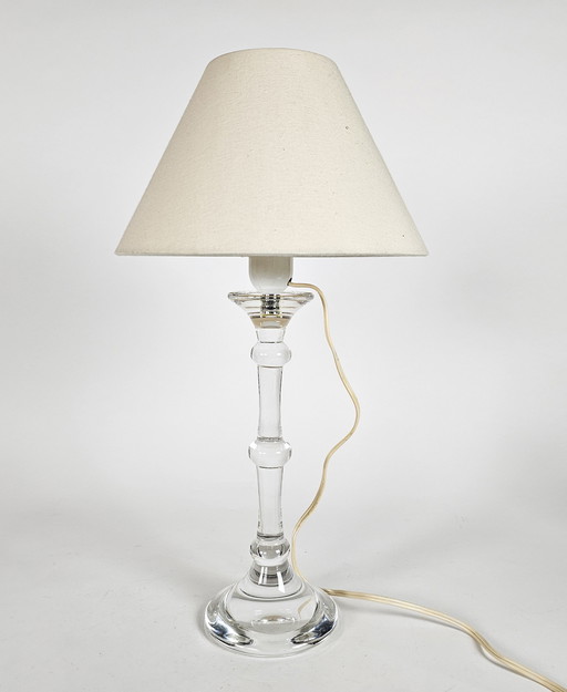 Ingo Maurer pour Vall St Lambert - lampe de table - soufflée à la bouche - années 1960