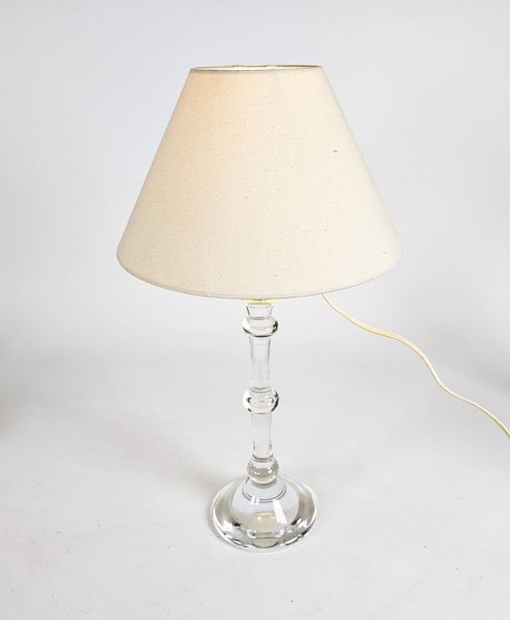 Image 1 of Ingo Maurer pour Vall St Lambert - lampe de table - soufflée à la bouche - années 1960