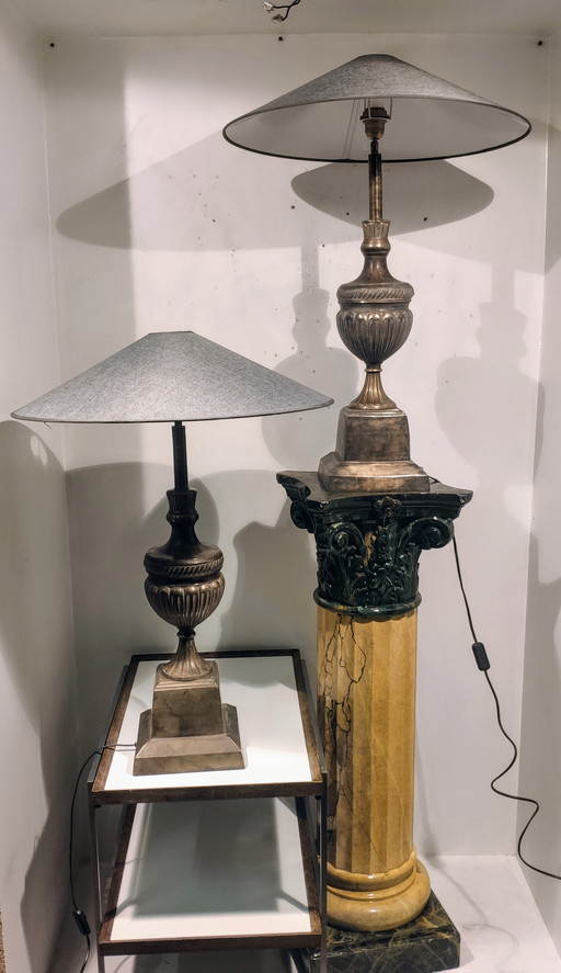 2x Baroque XL table lamp