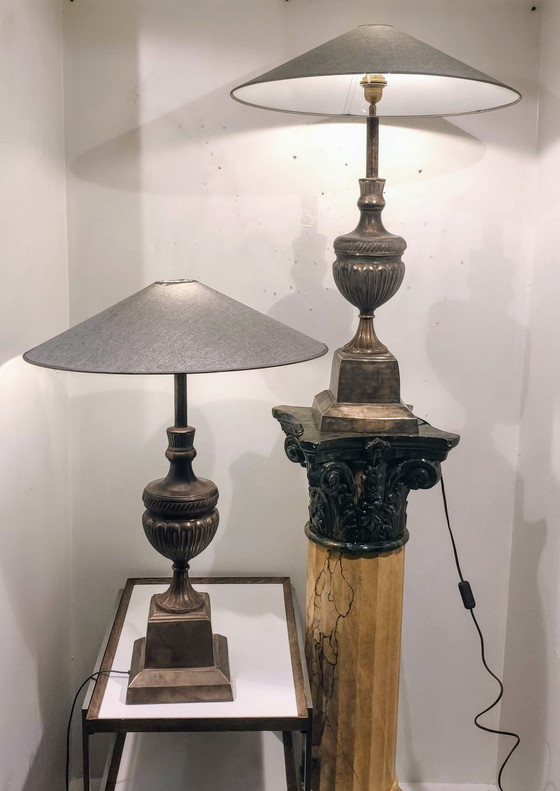 Image 1 of 2x Baroque XL table lamp