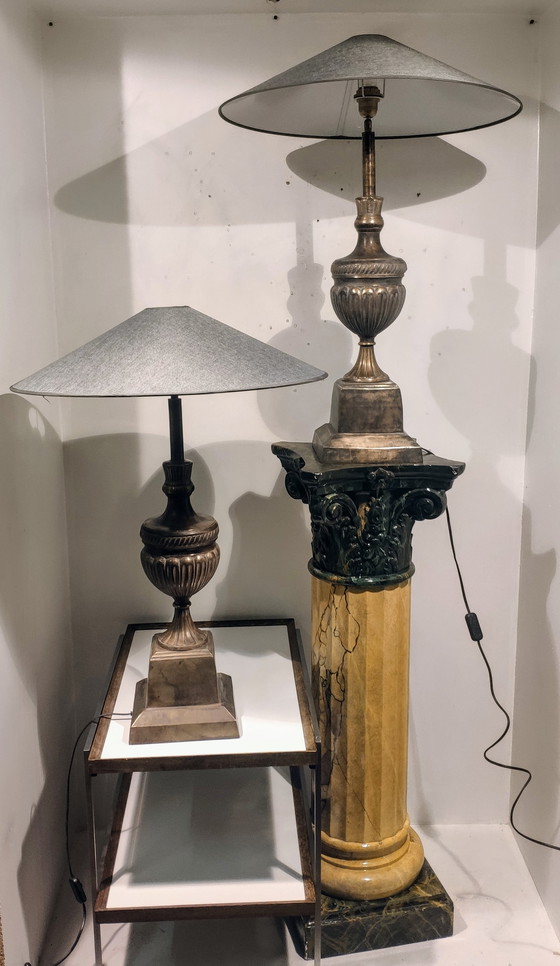 Image 1 of 2x Baroque XL table lamp