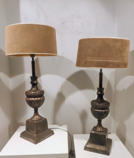 Image 1 of 2x Baroque XL table lamp