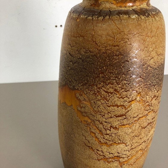 Image 1 of Vintage fat lava pottery floor vase by Scheurich, Germany 1970