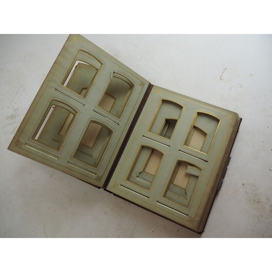 Image 1 of Vintage leather photo album