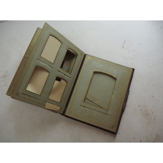 Image 1 of Vintage leather photo album