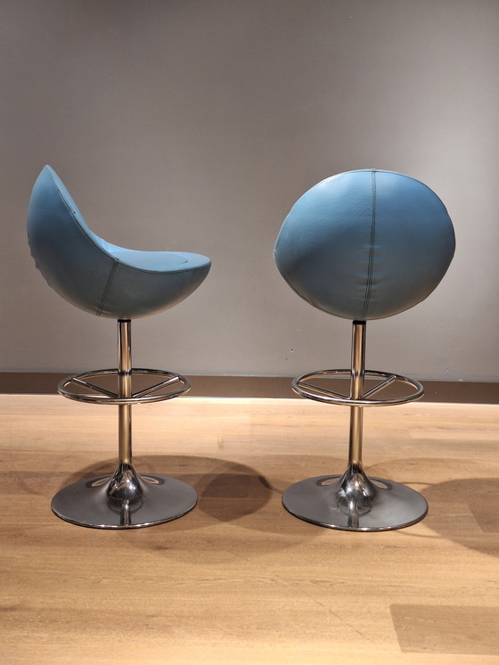 Image 1 of Set Of 5 Börje Johanson Bar Stools 1960s