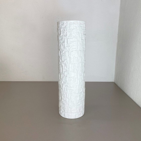 Image 1 of Vintage Op Art porcelain vase by Martin Freyer for Rosenthal, Germany 1970s