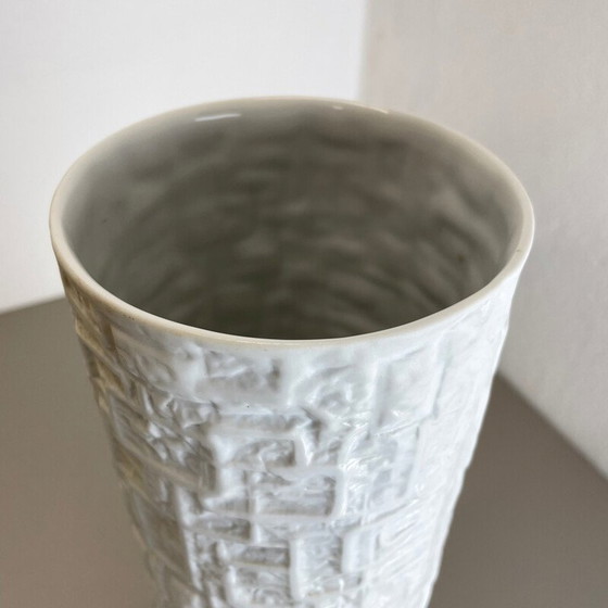 Image 1 of Vintage Op Art porcelain vase by Martin Freyer for Rosenthal, Germany 1970s