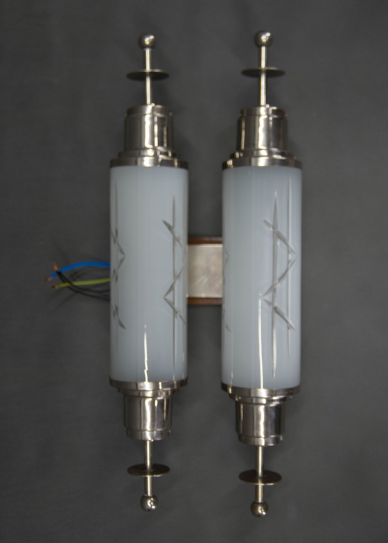 Image 1 of Big Representative Art Deco Wall Light, 1930S