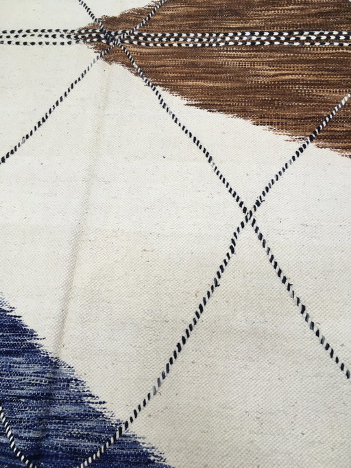 Tapis berbère Kilim Boujad 2m98 x 1m98