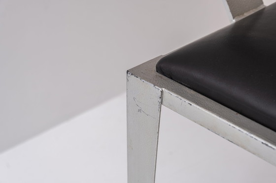 Image 1 of Modernist side chair dating from the 1970s. 