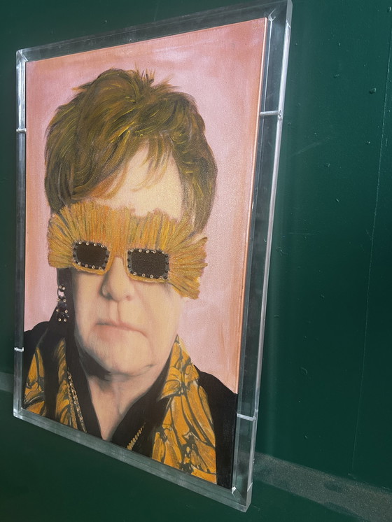 Image 1 of Portrait Pop Art - Tribute to Elton John