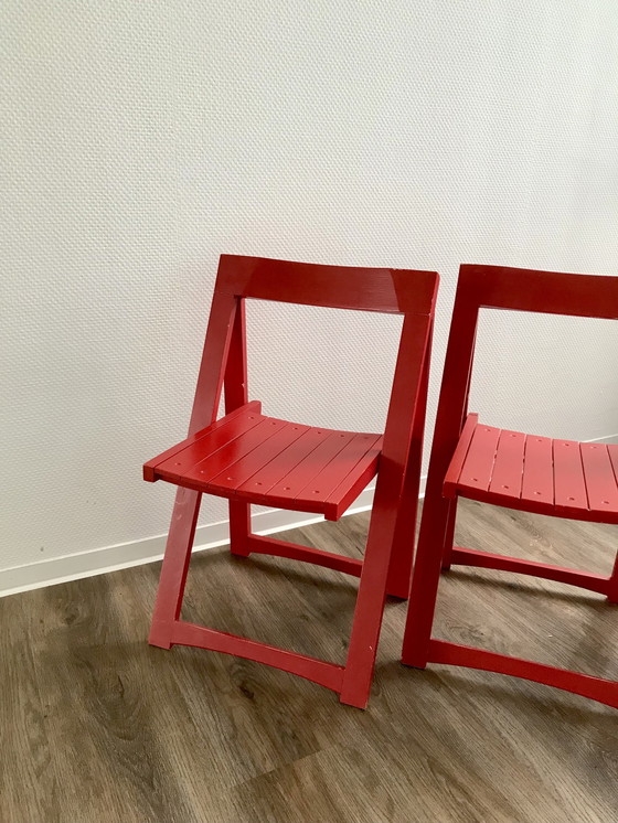 Image 1 of 3x Trieste Aldo Jacober folding chairs