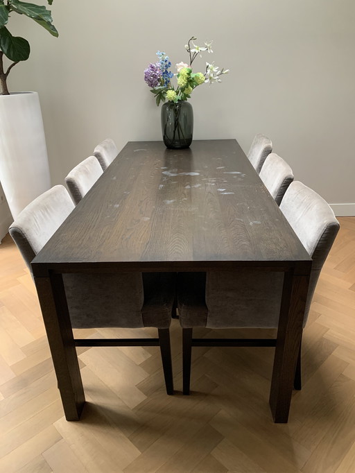 Arco Dining Table Essenza In Oak Morado