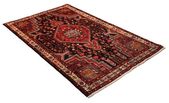 Image 1 of Hamadan Persian carpet Hand-knotted rug 193 X 120 Cm No. 464589