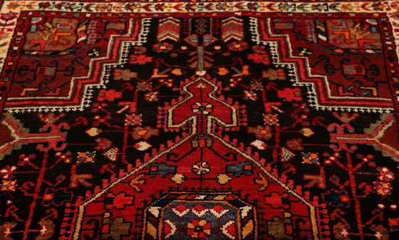 Image 1 of Hamadan Persian carpet Hand-knotted rug 193 X 120 Cm No. 464589