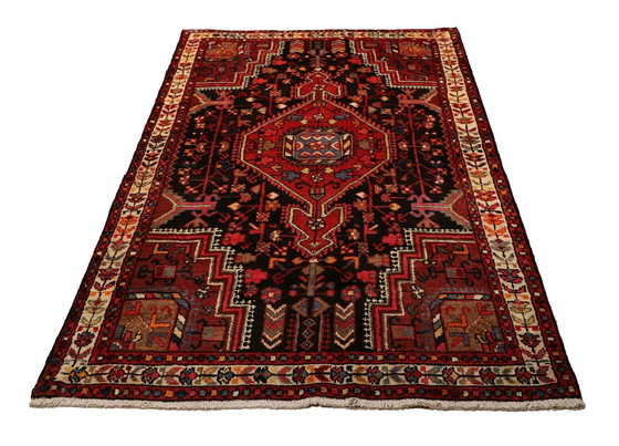 Image 1 of Hamadan Persian carpet Hand-knotted rug 193 X 120 Cm No. 464589