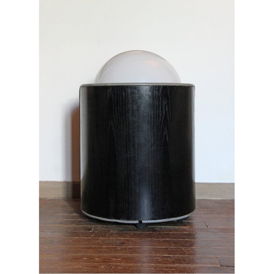 Image 1 of Vintage wooden bar cabinet on castors by Luigi Massoni, Italy 1960