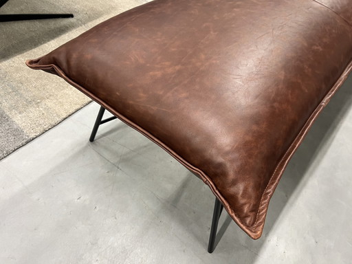 Jess Design Vidar Dining Room Bench brown leather