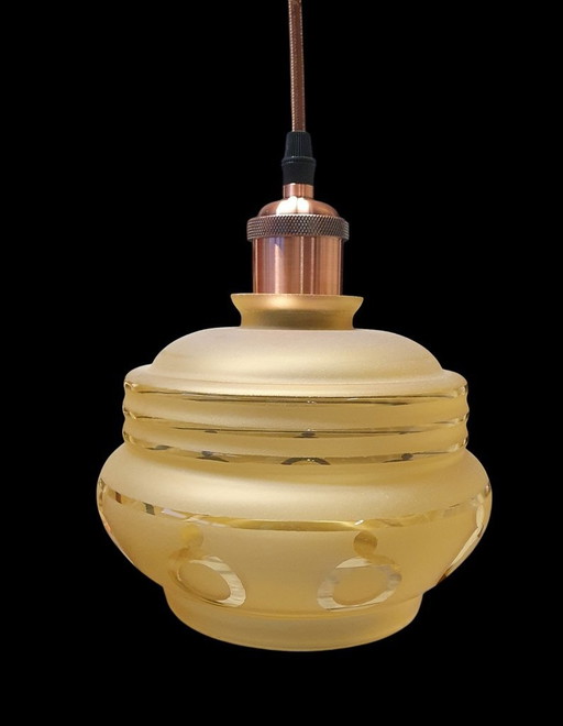 Lampada a sospensione vintage in stile Hollywood Regency 2069