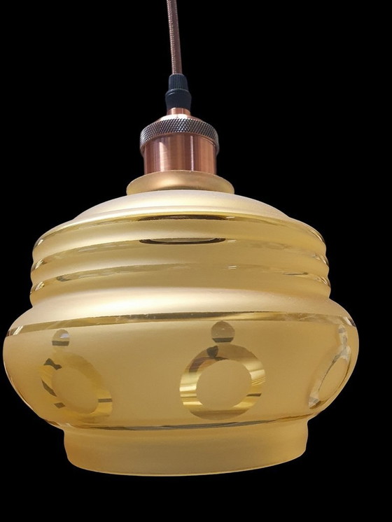 Image 1 of Lampada a sospensione vintage in stile Hollywood Regency 2069