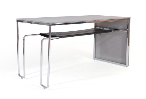 Leichtbau Side Table / Console By Xxd Concrete Chromed Steel