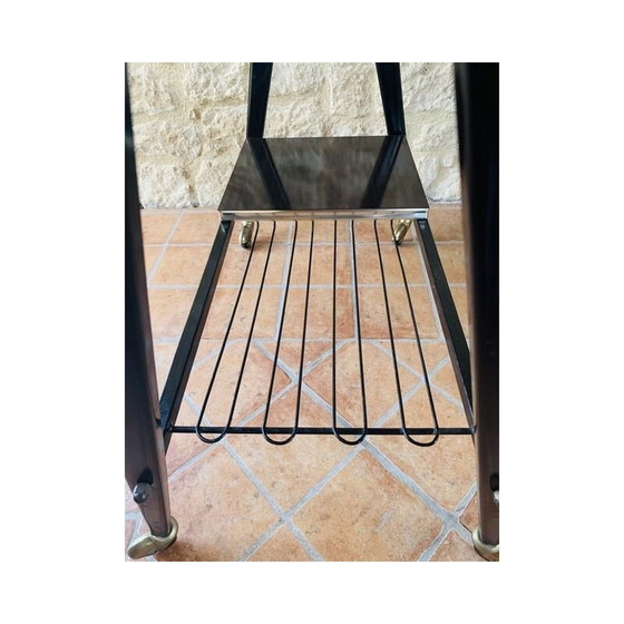 Image 1 of Vintage Formica & Metal Side Table T.V. Stand 1960s