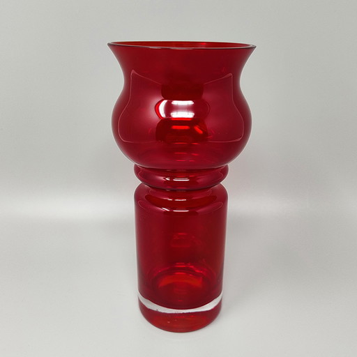 1970s Astonishing Tamara Aladin Vase Tulppaani (#1513) for Riihimaki/Riihimaen Lasi Oy