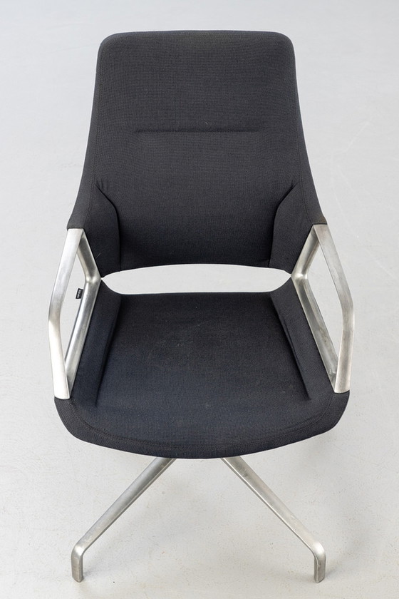 Image 1 of Wilkhahn Conference chair Aluminium and leather