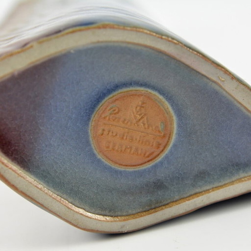 Jarrón de cerámica vintage de Johann Van Loon Rosenthal, Alemania, 1985