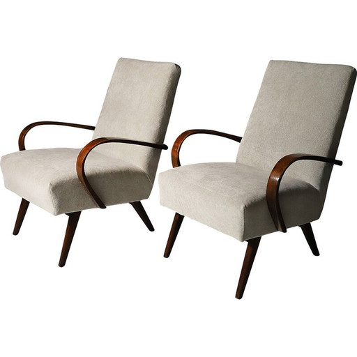 Pair of mid century armchairs by Jaroslav Šmídek, 1960s