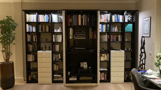 Musterring Dakota-Concept/Sl . Multifunctional Bookcase With Desk Function.