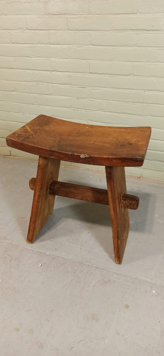 Image 1 of Vintage Japanse stijl kruk, Japandi