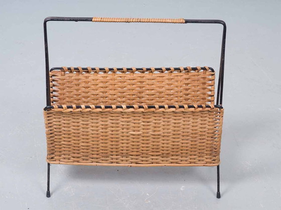 Image 1 of Wicker Magazine Holder