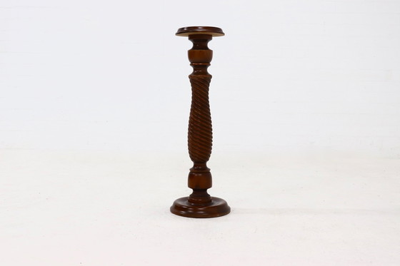 Image 1 of Vintage Pedestal Side Table