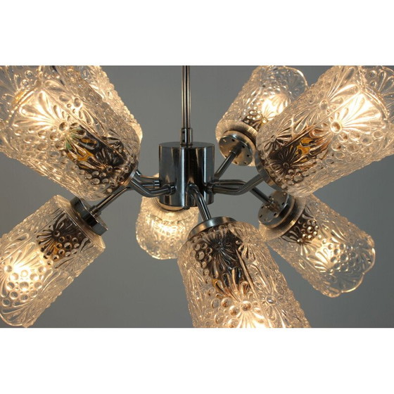 Image 1 of Vintage Sputnik chandelier in chrome, Czechoslovakia 1970