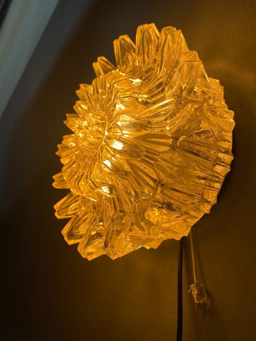 Crystal Lamp Glashütte Limburg - 1960s