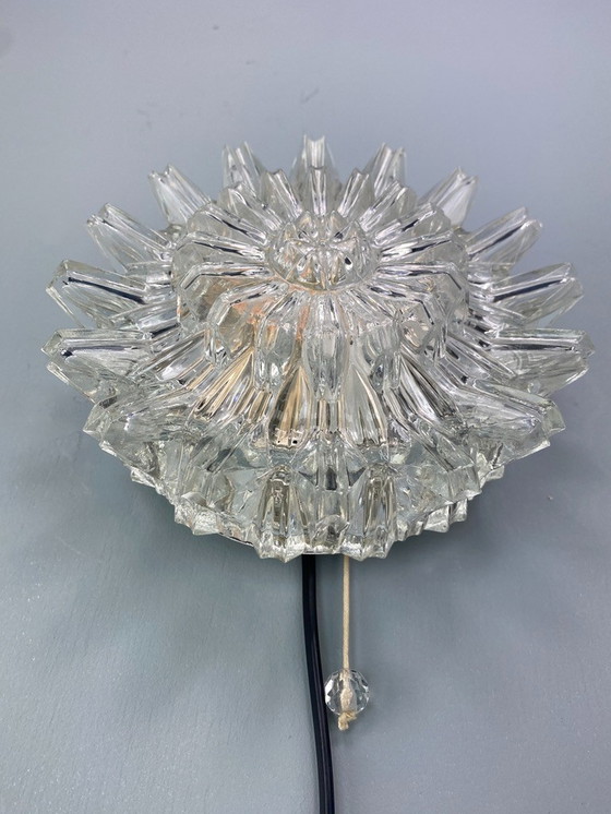 Image 1 of Crystal Lamp Glashütte Limburg - 1960s